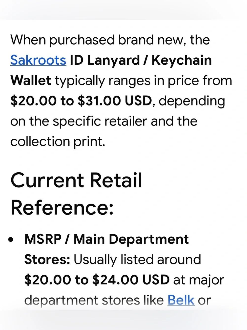 Sakroots “Spirit Desert” Print, ID Lanyard Wallet.